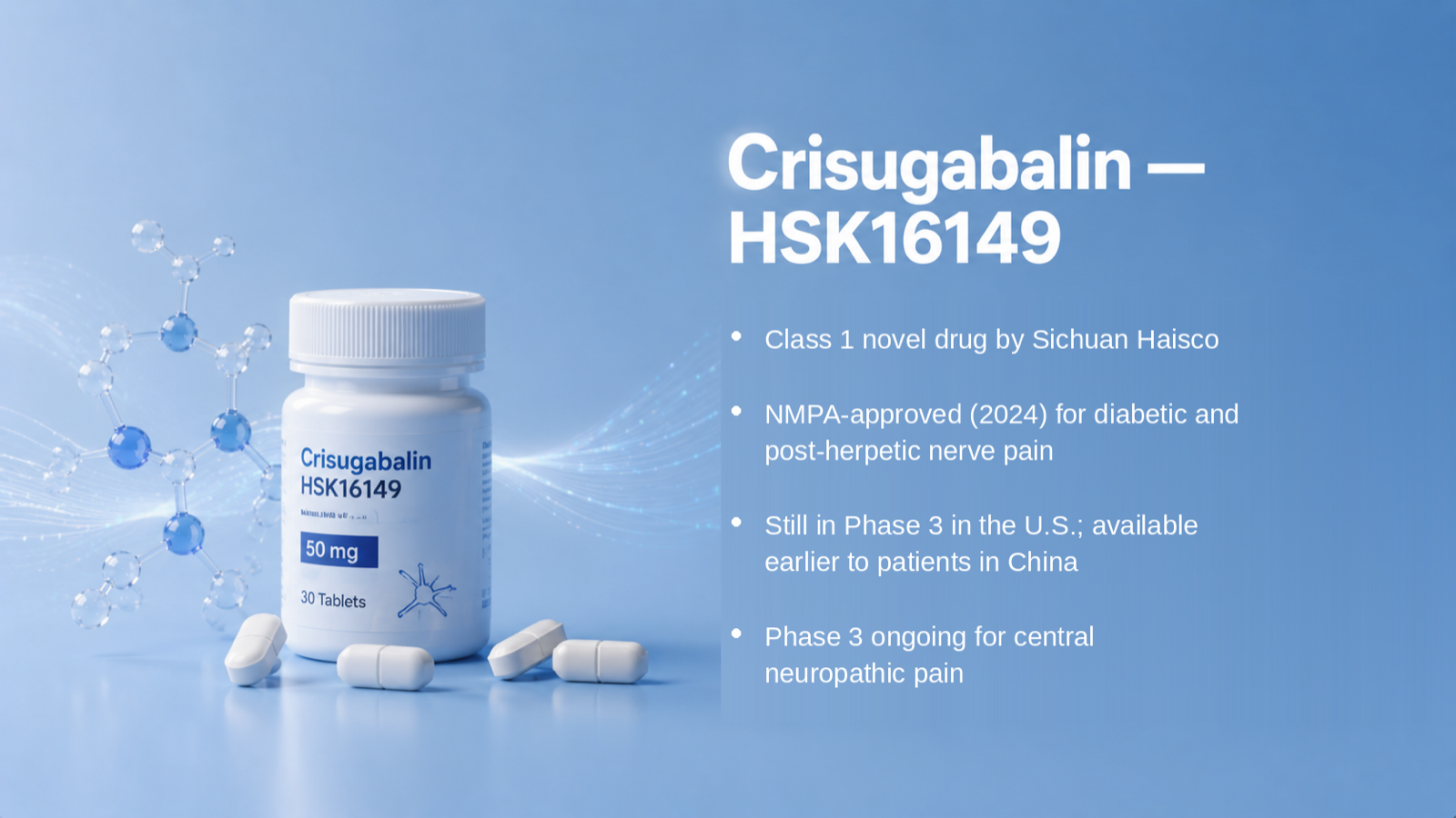 Drug image: crisugabalin (HSK16149)
