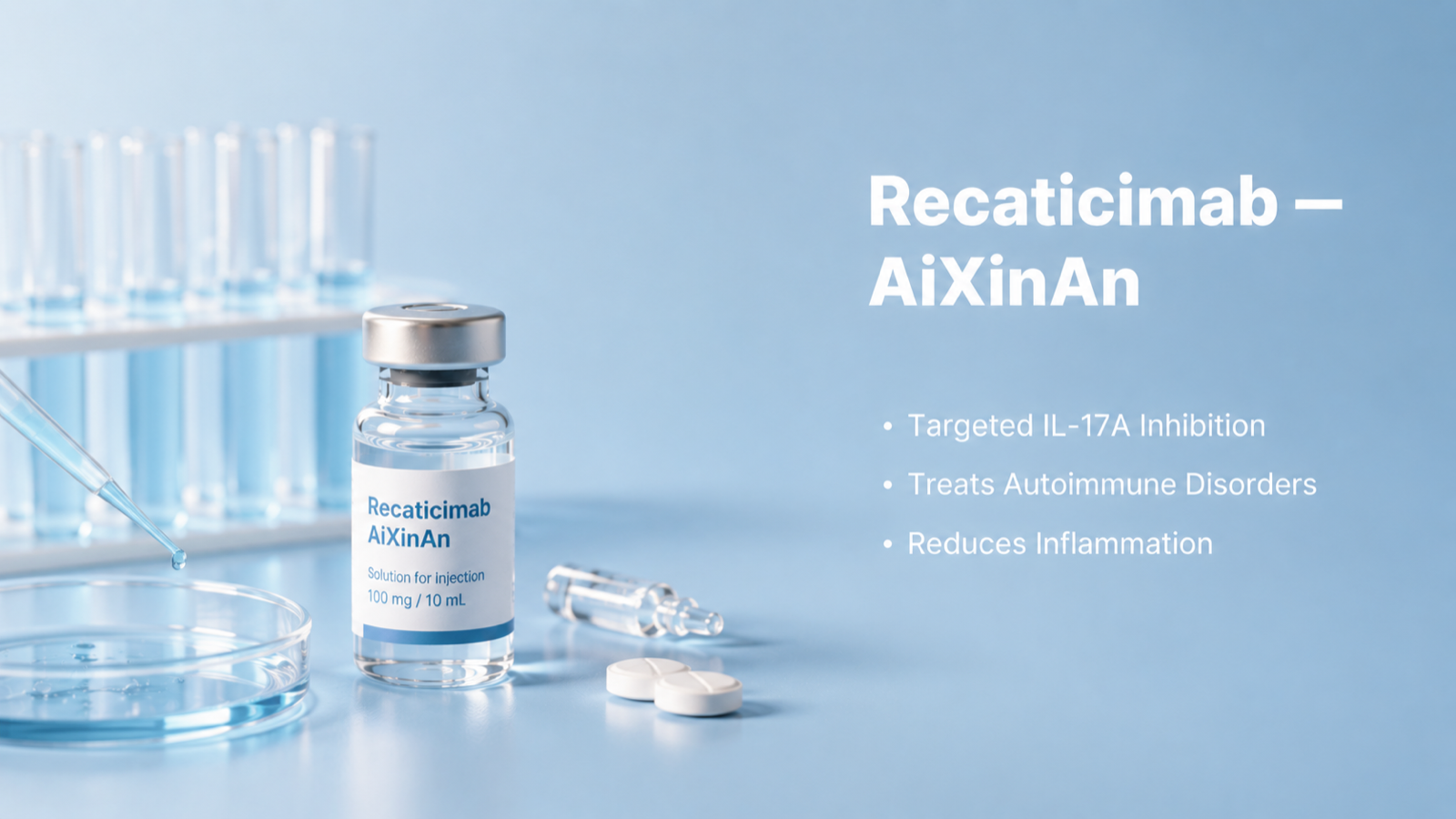 Drug image: recaticimab (AiXinAn)