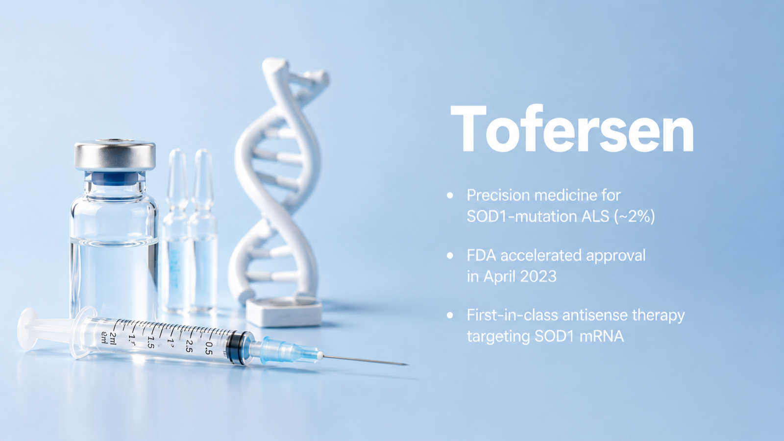 Drug image: tofersen / ALS