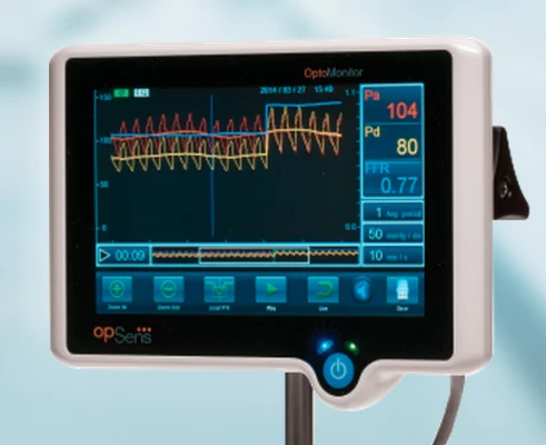 QFR / caFFR — wire-free FFR from standard angiography in under five minutes.